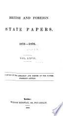 British and Foreign State Papers