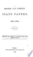 British and Foreign State Papers