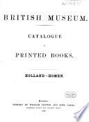 British Museum Catalogue of Printed Books