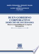 Buen gobierno corporativo. Derecho de sociedades