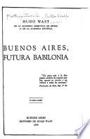 Buenos Aires, futura Babilonia