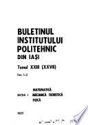 Buletinul Institutului Politehnic din Iași