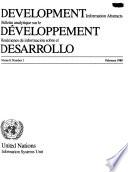 Bulletin Analytique Sur Le Développement