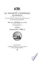 Bulletin d'histoire naturelle de la Société linnéene de Bordeaux