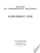 Bulletin de correspondance hellénique