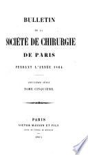 Bulletin de la Société de Chirurgie de Paris