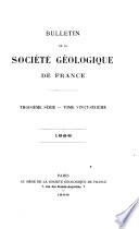 Bulletin de la Société géologique de France