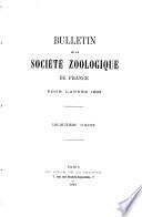 Bulletin de la Société Zoologique de France
