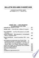 Bulletin des amis d'André Gide