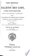 Bulletin des lois de la République française
