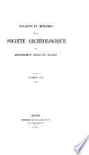 Bulletin et mémoires de la Société archéologique du Département d'Ille-et-Vilaine