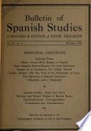 Bulletin of Spanish Studies