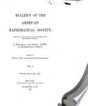 Bulletin of the American Mathematical Society