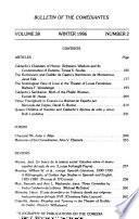 Bulletin of the Comediantes