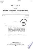 Bulletin of the Geological Research and Development Centre