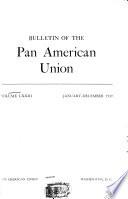 Bulletin of the Pan American Union