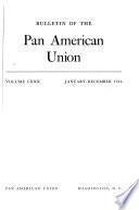 Bulletin of the Pan American Union