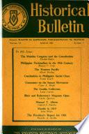 Bulletin of the Philippine Historical Association