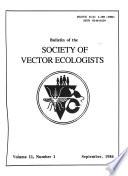 Bulletin of the Society of Vector Ecologists