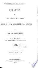 Bulletin of the United States Geological and Geographical Survey of the Territories