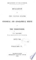 Bulletin of the United States Geological and Geographical Survey of the Territories