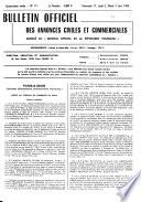 Bulletin officiel des annonces civiles et commerciales