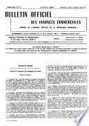 Bulletin officiel des annonces civiles et commerciales