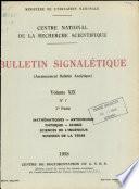 Bulletin signalétique