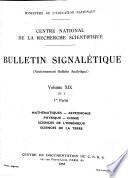 Bulletin signalétique