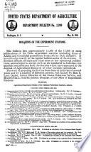 Bulletins of the Experiment Stations