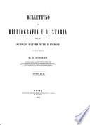 Bullettino di bibliografia e di storia delle scienze matematiche e fisiche