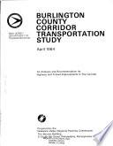 Burlington County Corridor Transportation Study