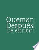 burn after writing español