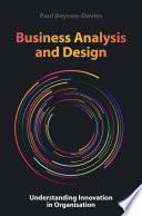 Business Analysis and Design