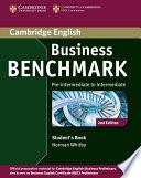 Business Benchmark Pre-intermediate - Intermediate Business Preliminary Student's Book