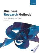 Business Research Methods 3e