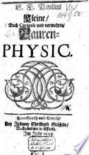 C.F. Paullini Kleine doch curieuse und vermehrte Bauren-Physic