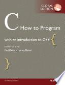 C How to Program, Global Edition