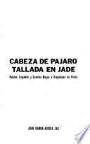 Cabeza de pájaro tallada en jade
