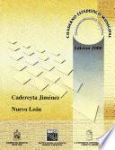 Cadereyta Jiménez estado de Nuevo León. Cuaderno estadístico municipal 2000