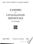 Cahiers de civilisation médiévale