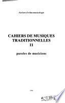 Cahiers de musiques traditionnelles