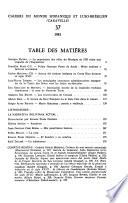 Cahiers du monde hispanique et luso-brésilien