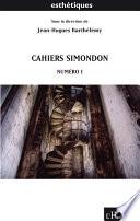 Cahiers Simondon