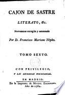 Cajón de Sastre, literato, etc., 6