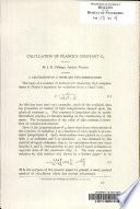 Calculation of Planck's Constant C2