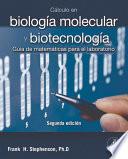 Cálculo en biología molecular y biotecnología