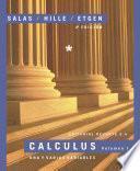 Calculus. Una y varias variables. Volumen I