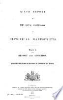 Calendar of House of Lords Manuscripts [1450-1678]