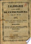 Calendario ... de Extremadura para 1863 ...